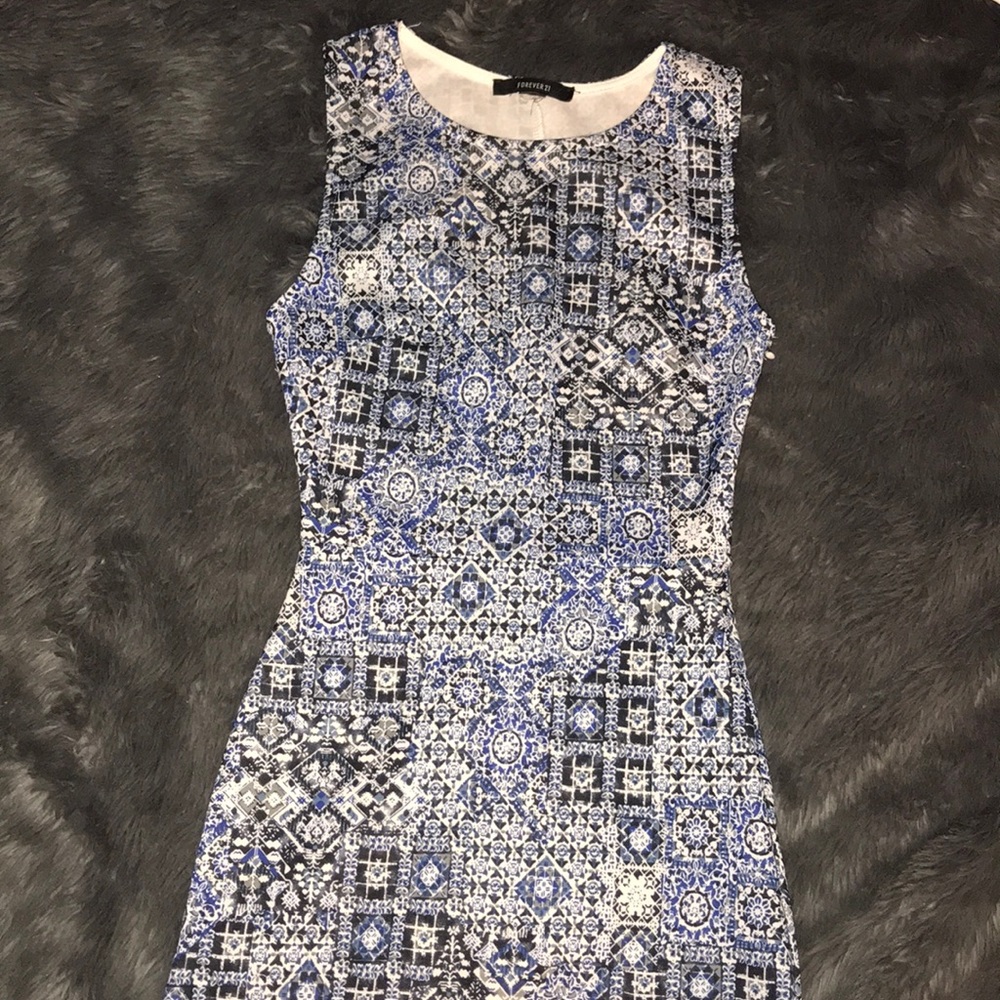 F21 floral dress